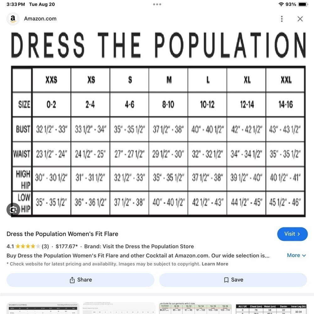 Dress The Population Dress - Picture 13 of 13